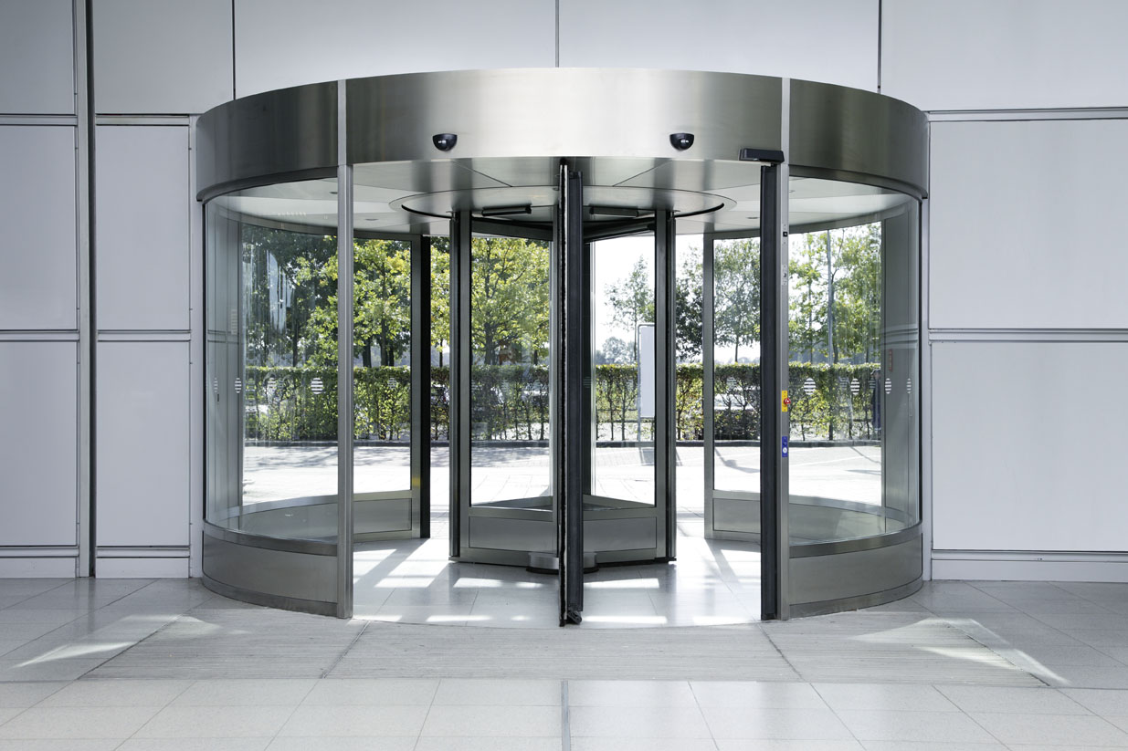 automatic revolving doors