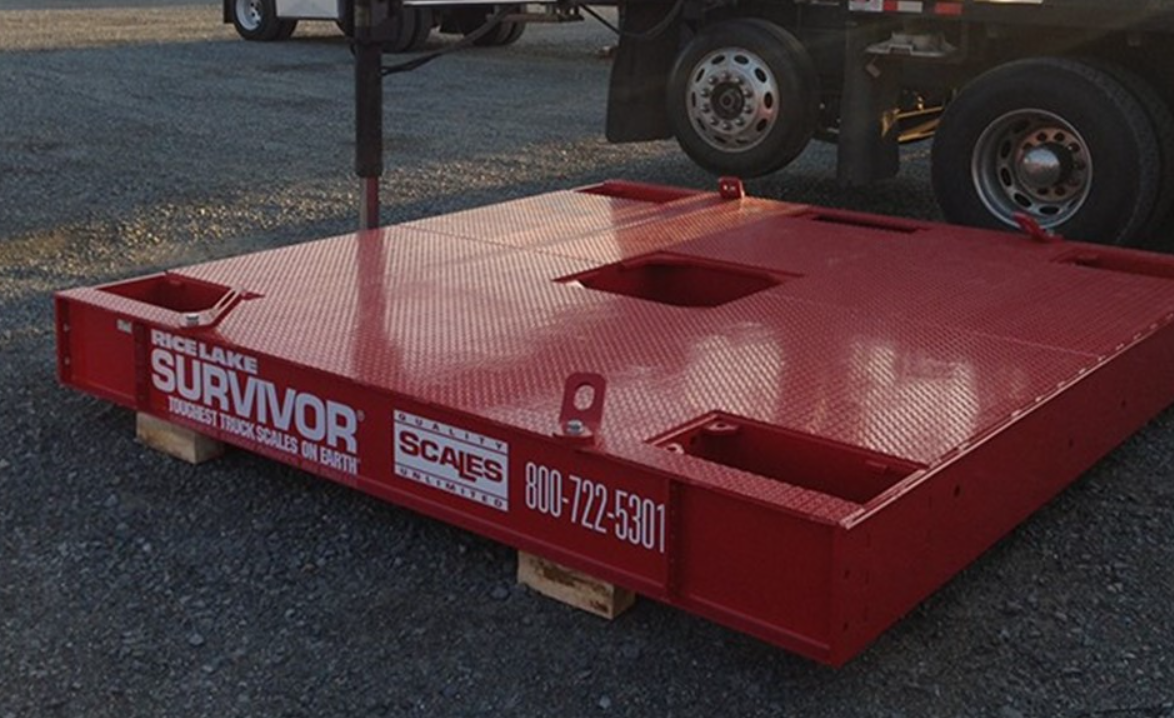 Mobile scales for trucks