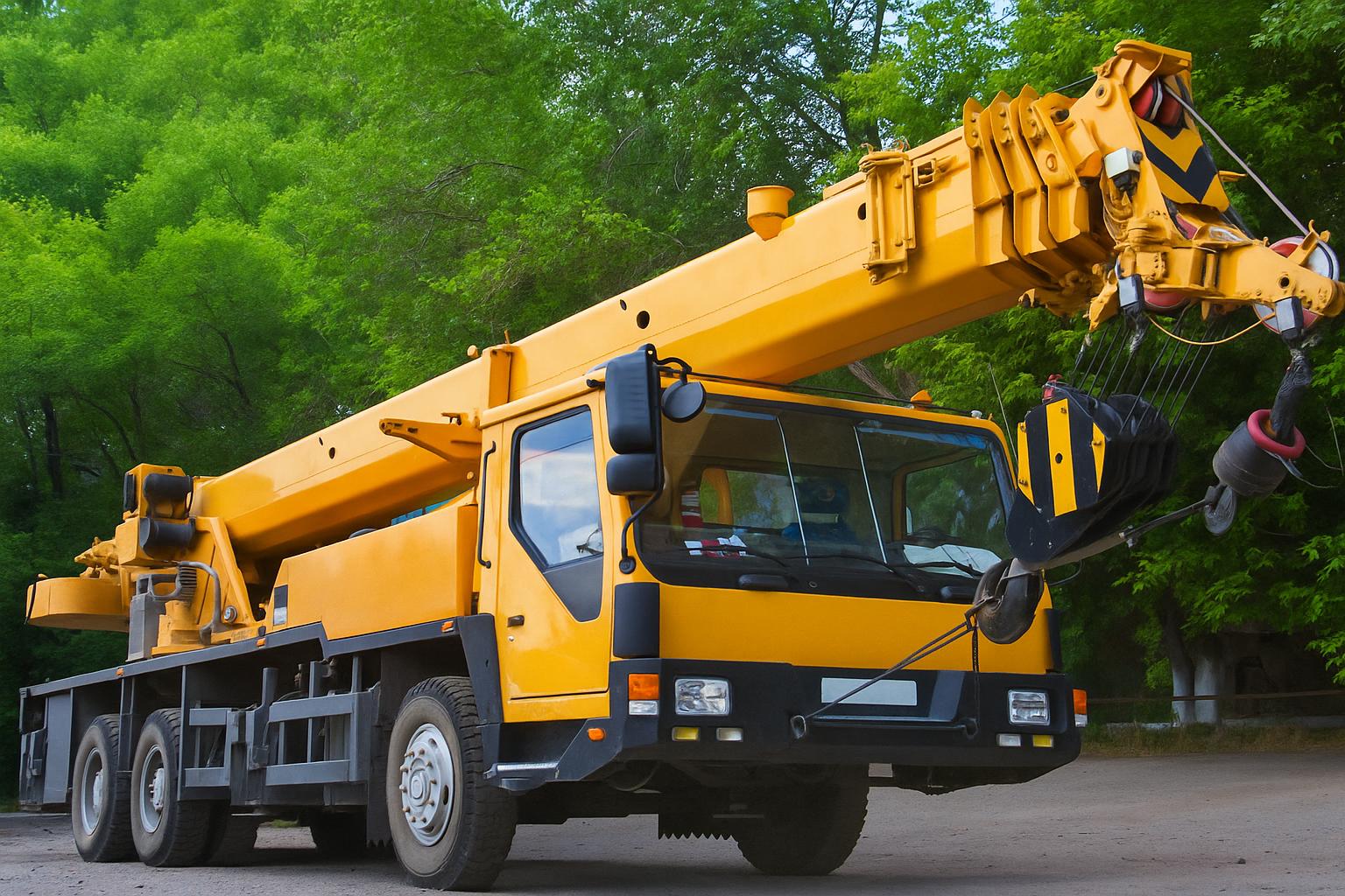 Truck crane hire